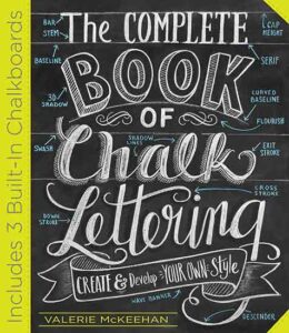 Chalk Lettering with Soft Shadow Lines Image